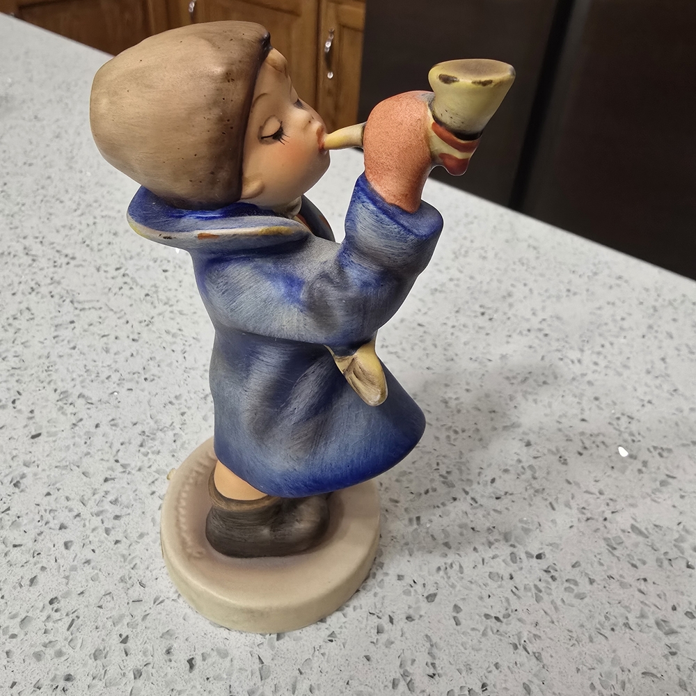 Goebel Blue and Brown Figurine